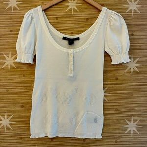 Marc Jacobs NWT cream shirt